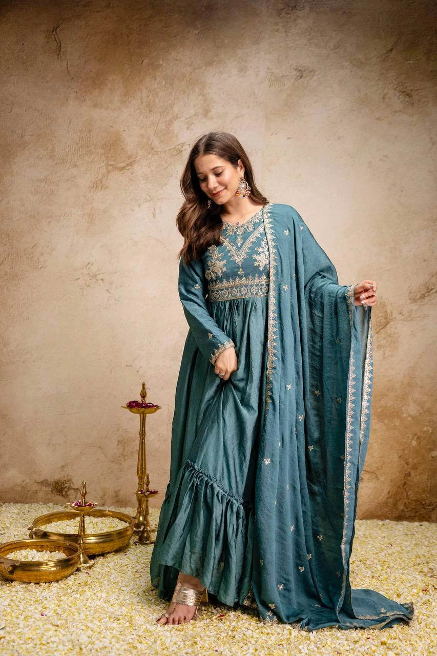 Dark Turquoise Randoli Crush Suit